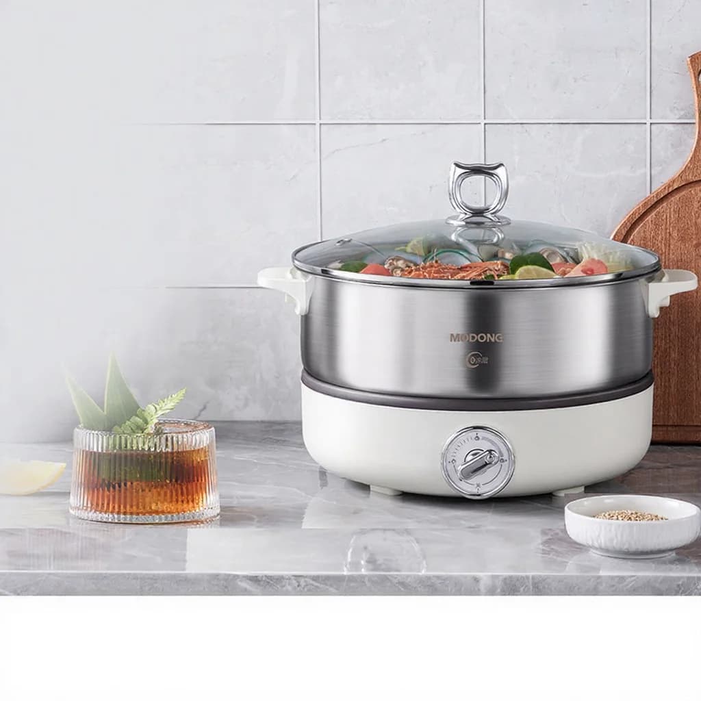 Dělený elektrický hot pot s nerezovou vložkou 1500W