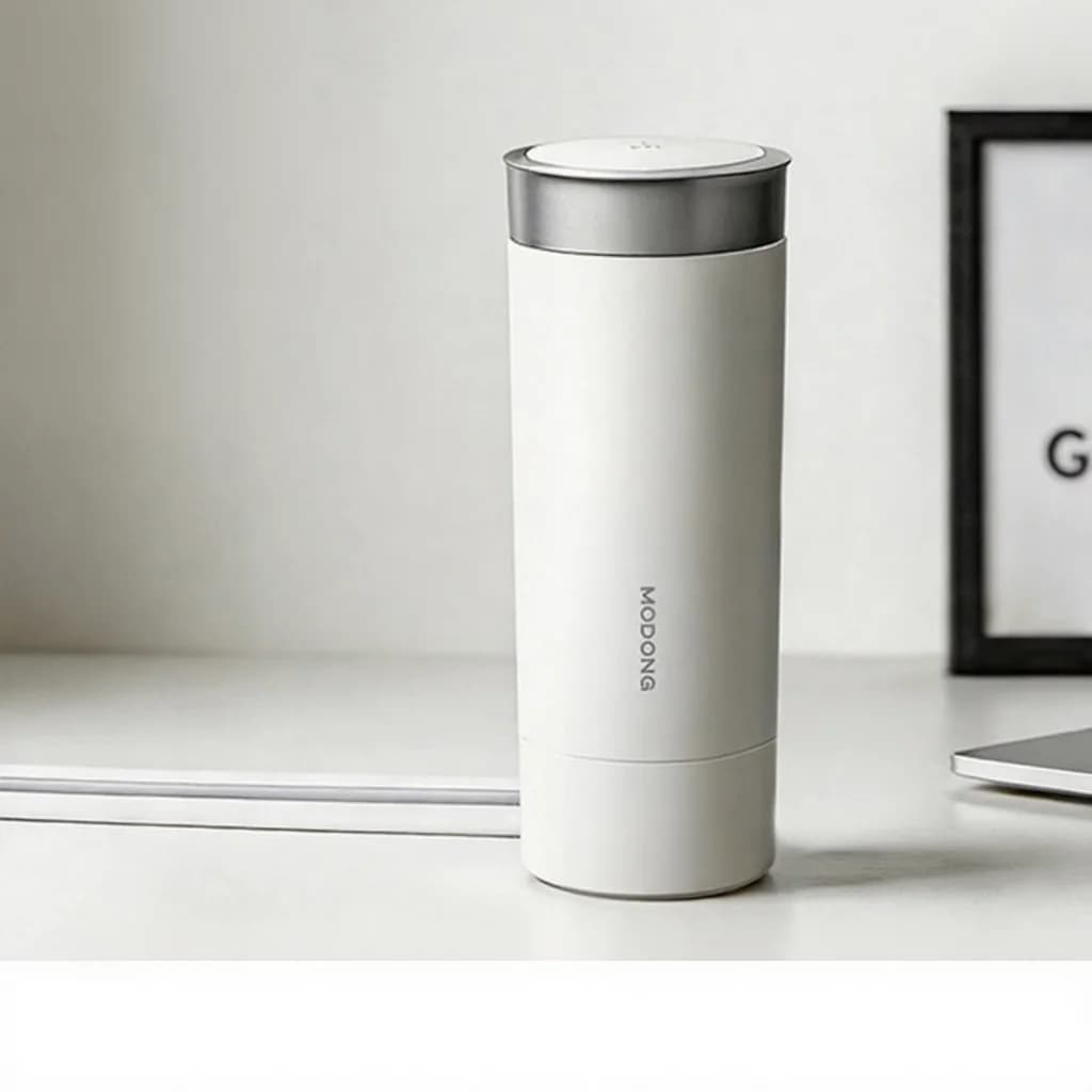 Přenosný elektrický ohřívací hrnek na vodu 350 ml 316L nerezová ocel