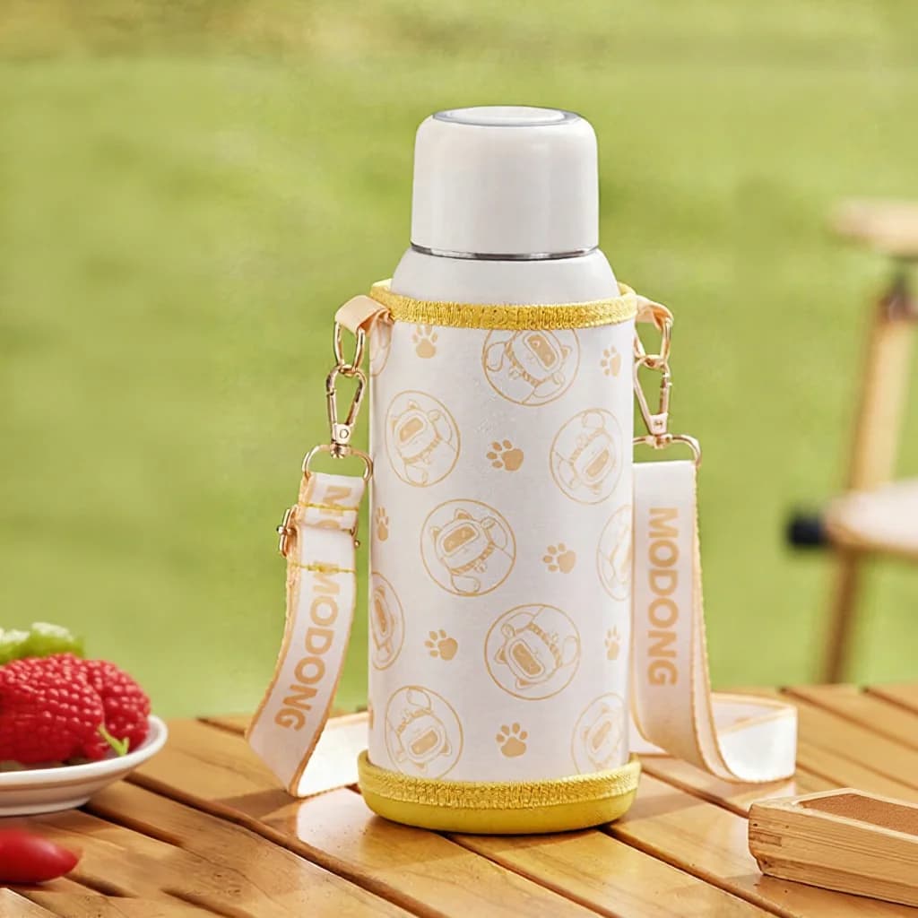 Přenosný elektrický cestovní hrnek na ohřev 600 ml, 316 Stainless Steel vložka