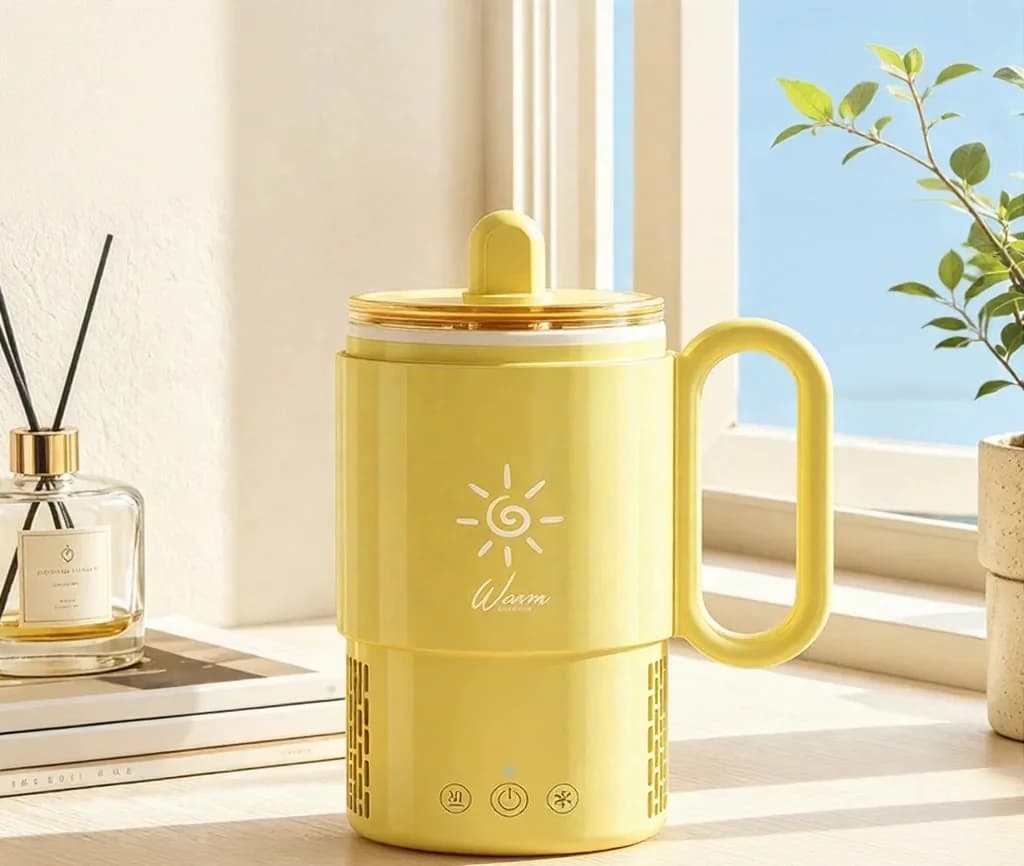 Mini chladicí a ohřívací hrnek 450mL 36W dotykové ovládání