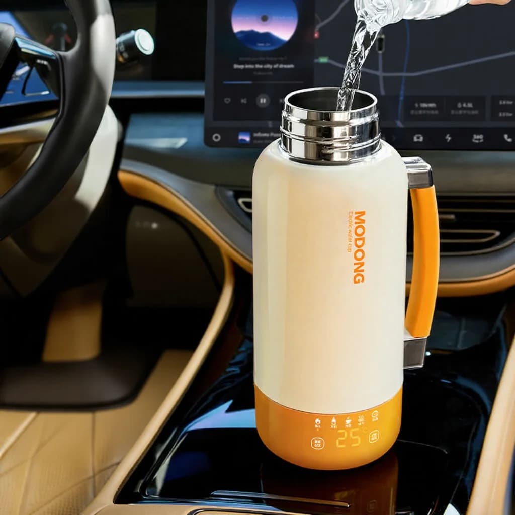 Přenosný elektrický cestovní hrnek na vaření vody s automatickým vypnutím
