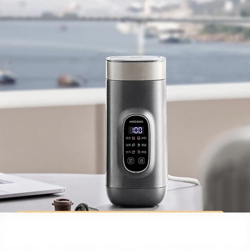 Titanium elektrický cestovní hrnek na ohřev vody, 650ml, 220V