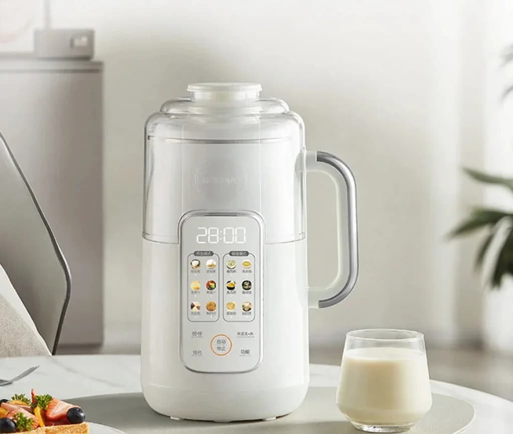 Mixér s ohřevem, kapacita 1,2 L, dotykové ovládání, nerezová ocel