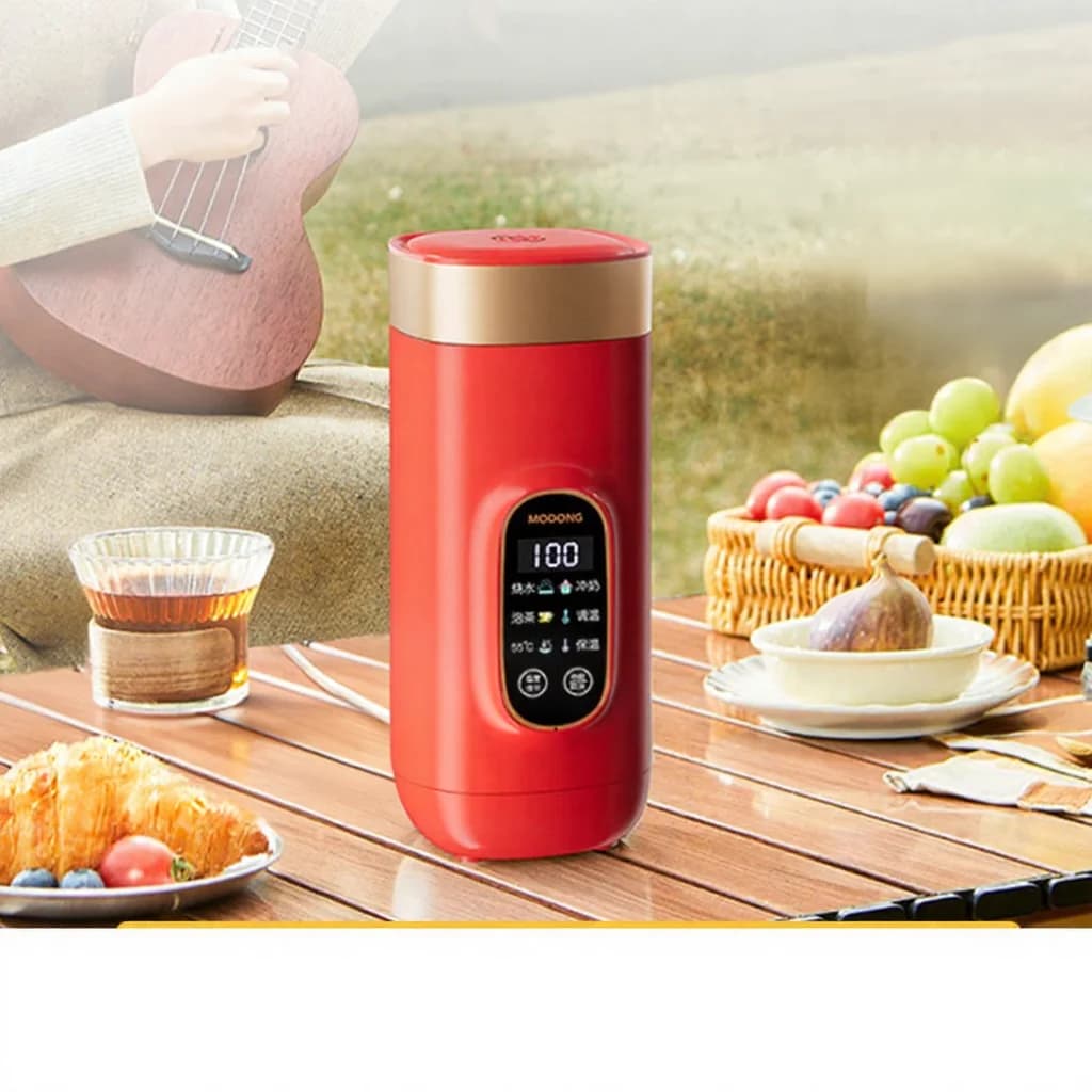 Přenosný elektrický ohřívací hrnek na vodu 650ml 304 vložka 220V
