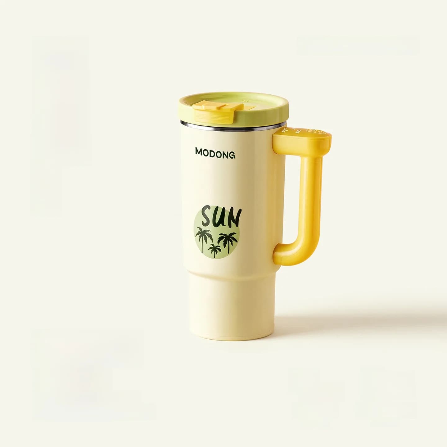 Přenosný elektrický ohřívací hrnek s 680ml nerezovým vnitřkem