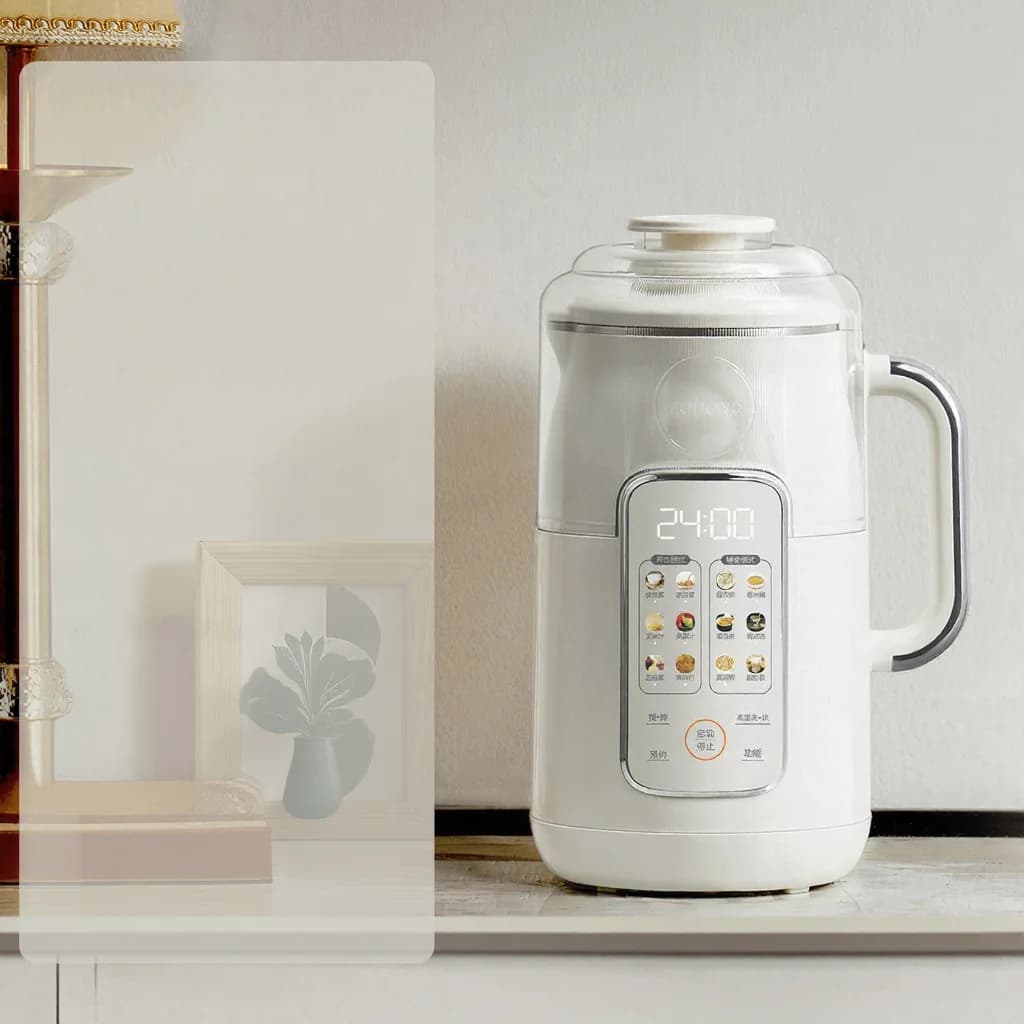 Mixér s ohřevem, kapacita 1,2 L, dotykové ovládání, nerezová ocel