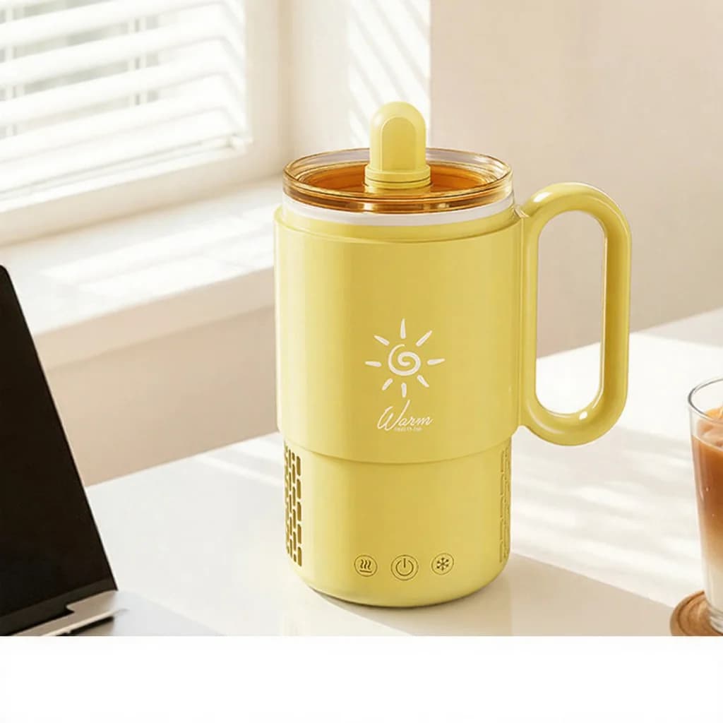 Přenosný ohřívací a chladicí hrnek 450 mL 36 W s dotykovým ovládáním