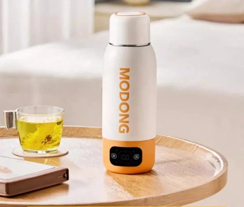Přenosný elektrický cestovní hrnek na ohřev 600 ml, 316 Stainless Steel vložka