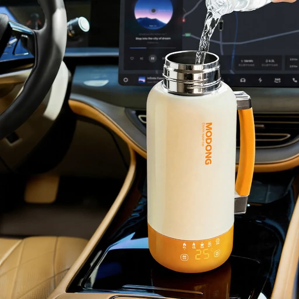 Přenosný elektrický cestovní hrnek na vaření vody s automatickým vypnutím