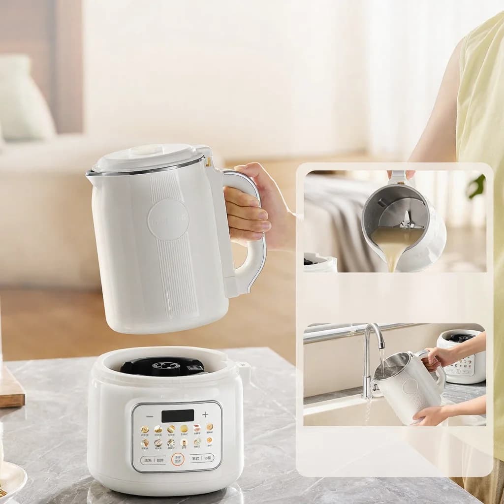 Mixér s ohřevem a výrobník sójového mléka se samočištěním, 800 W