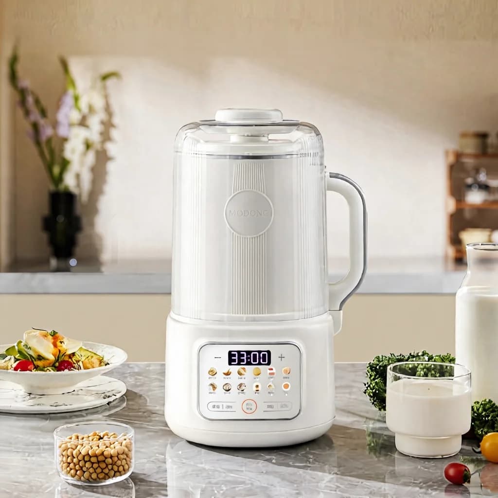 Ohřívací mixér a výrobník sójového mléka se samočištěním 800W