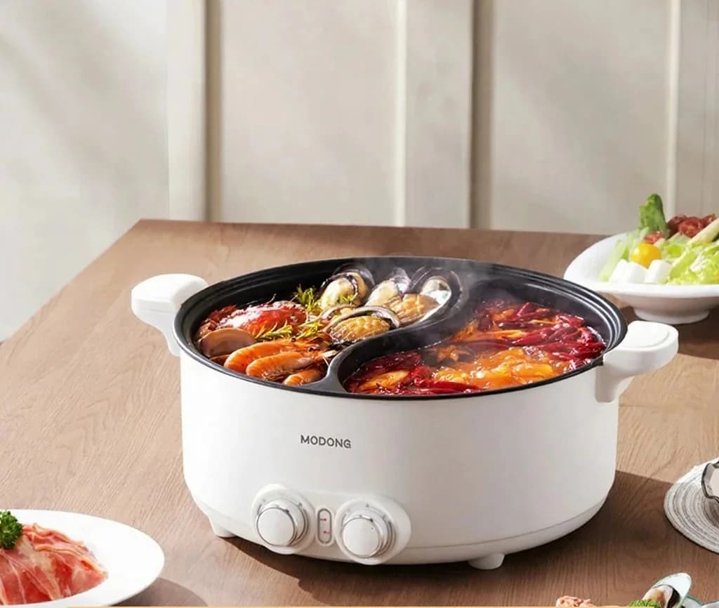 7L dvouzónový elektrický hotpot s nezávislou regulací teploty