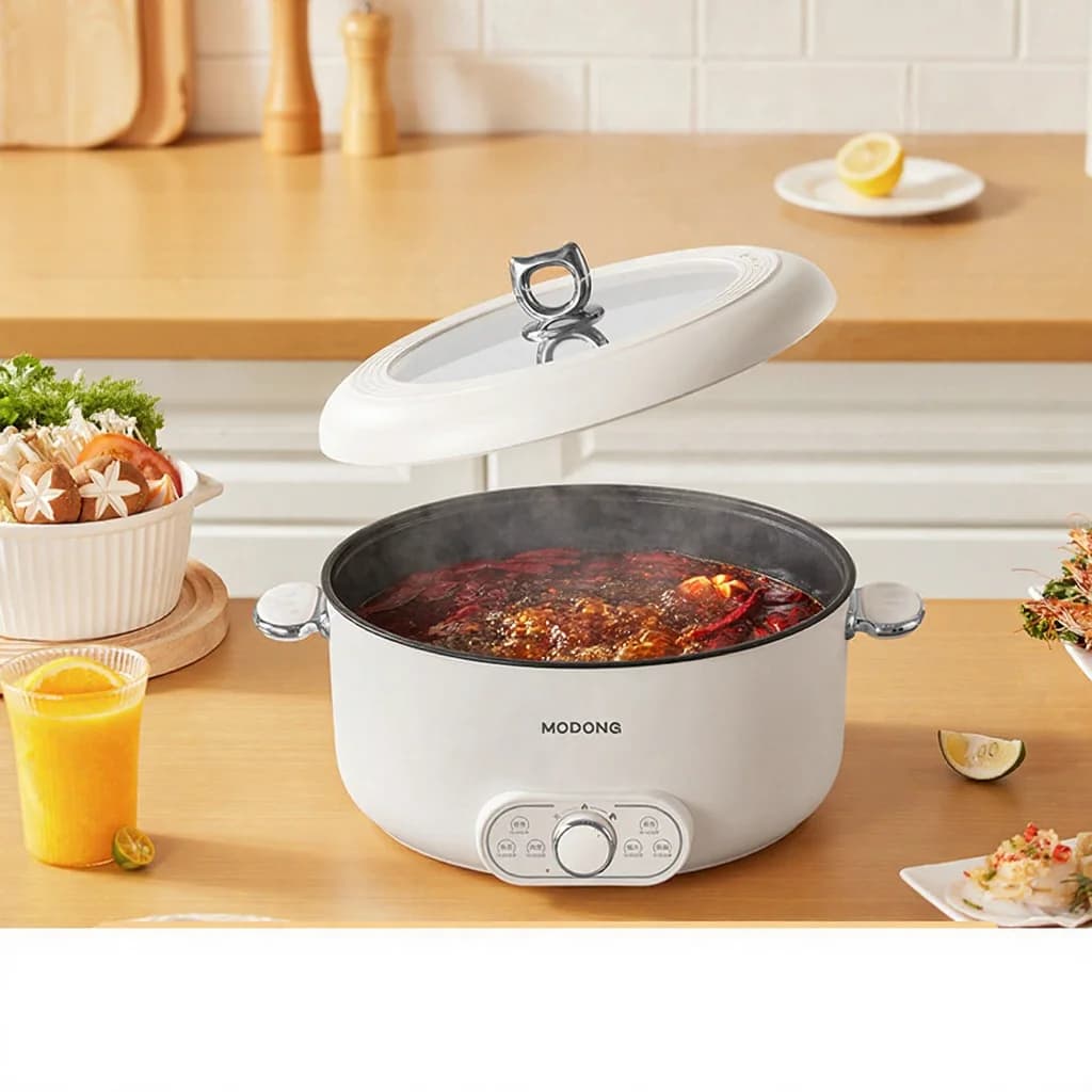 Elektrický hotpot s napařovačem, velká kapacita 8L, 220V