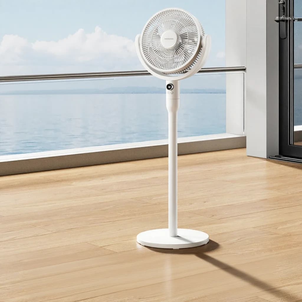 Chytrý stolní cirkulační ventilátor s ovládáním hlasem a oscilací