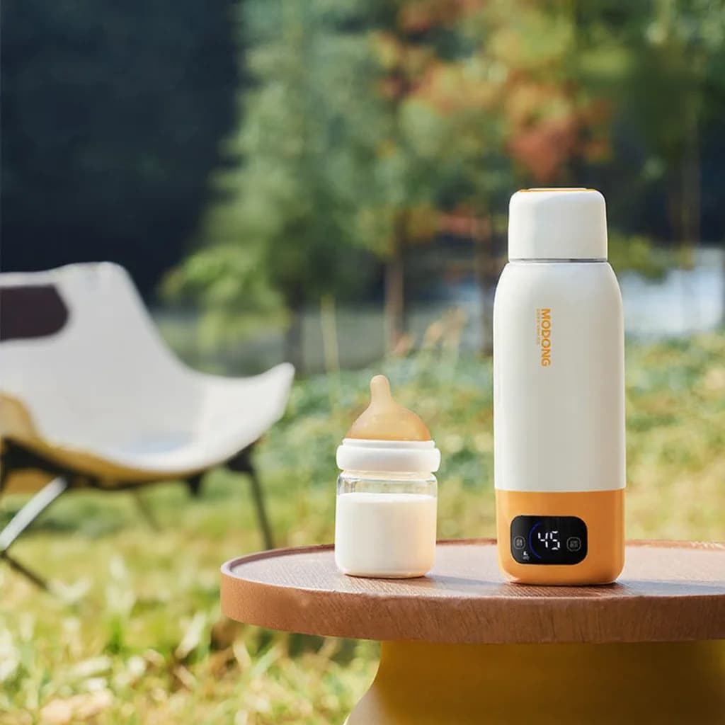 Přenosný ohřívač na dětskou výživu 550 ml, síťový i bezdrátový