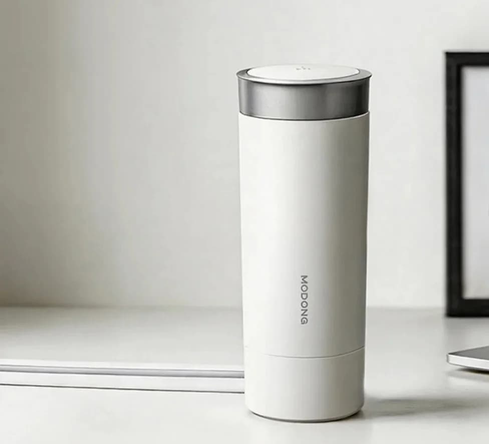 Přenosný elektrický ohřívací hrnek na vodu 350 ml 316L nerezová ocel