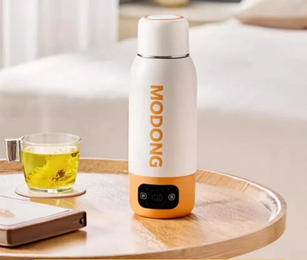Přenosný elektrický cestovní hrnek na ohřev 600 ml, 316 Stainless Steel vložka