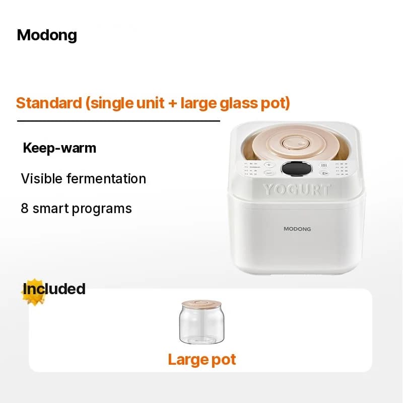 Automatický výrobce jogurtu a fermentor, 500–1000 ml, 220 V