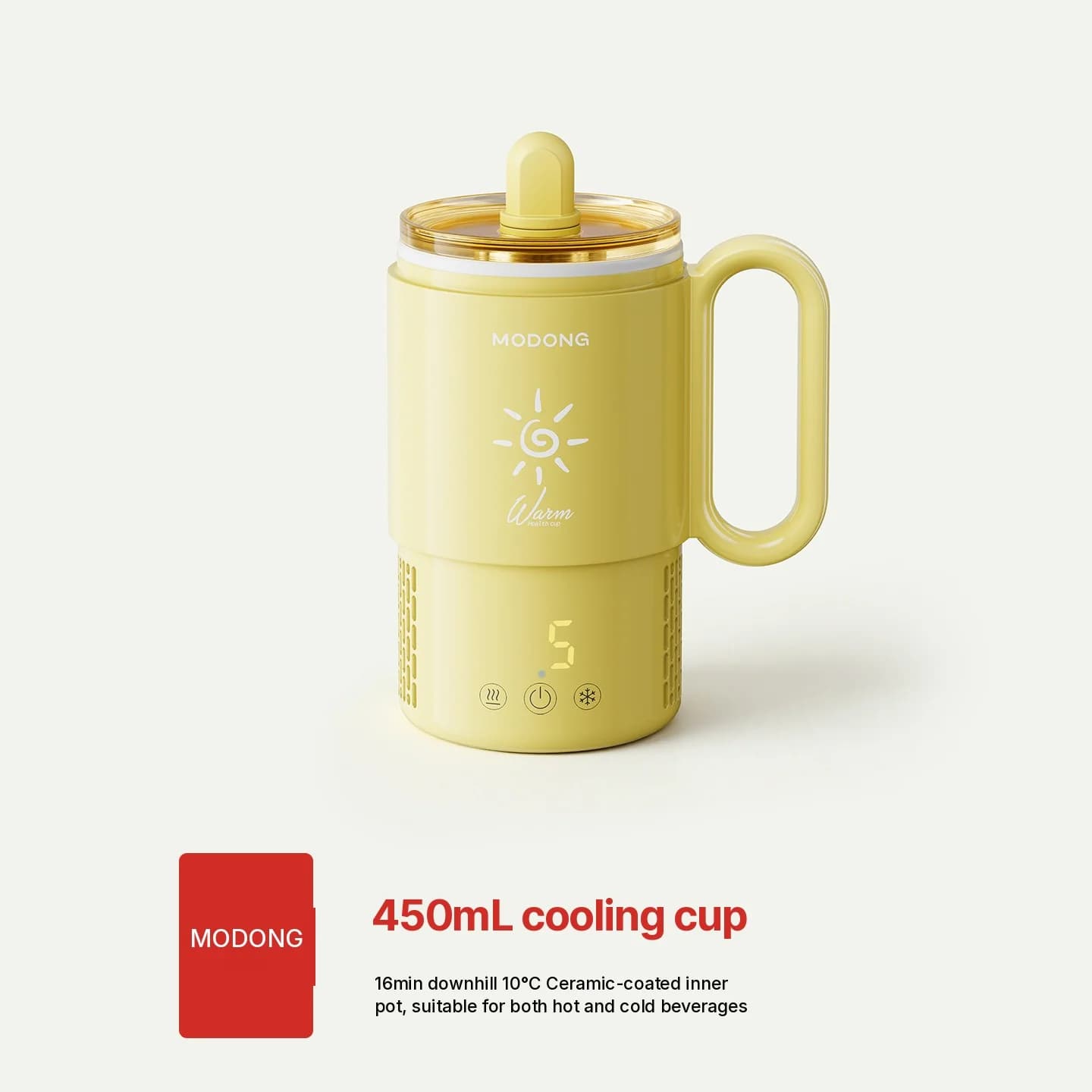 Mini chladicí a ohřívací hrnek 450mL 36W s dotykovým ovládáním