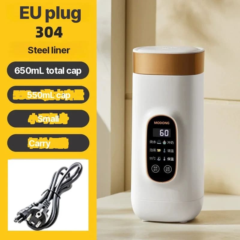 Přenosný elektrický ohřívací hrnek s funkcí udržování teploty