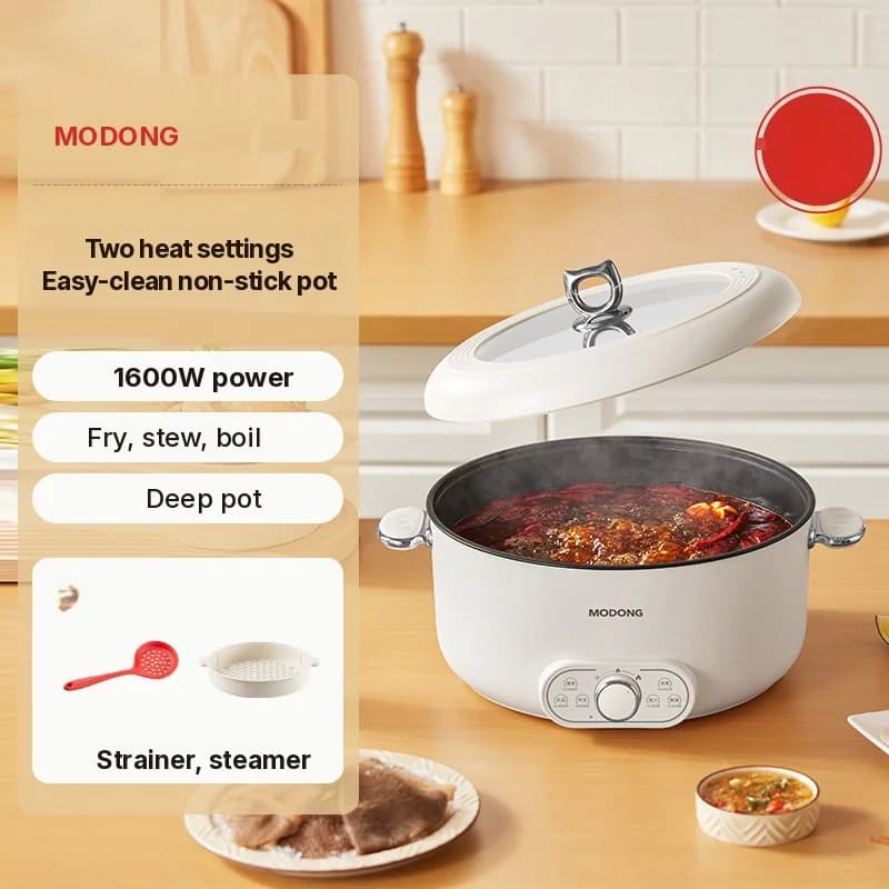 Elektrický hotpot s napařovačem, velká kapacita 8L, 220V