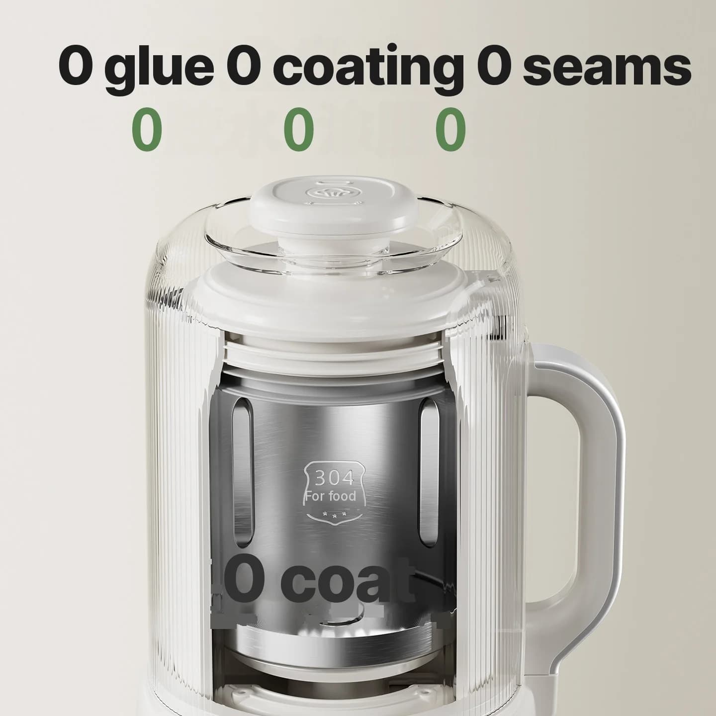 Ohřívací mixér na sójové mléko se samočištěním 800W