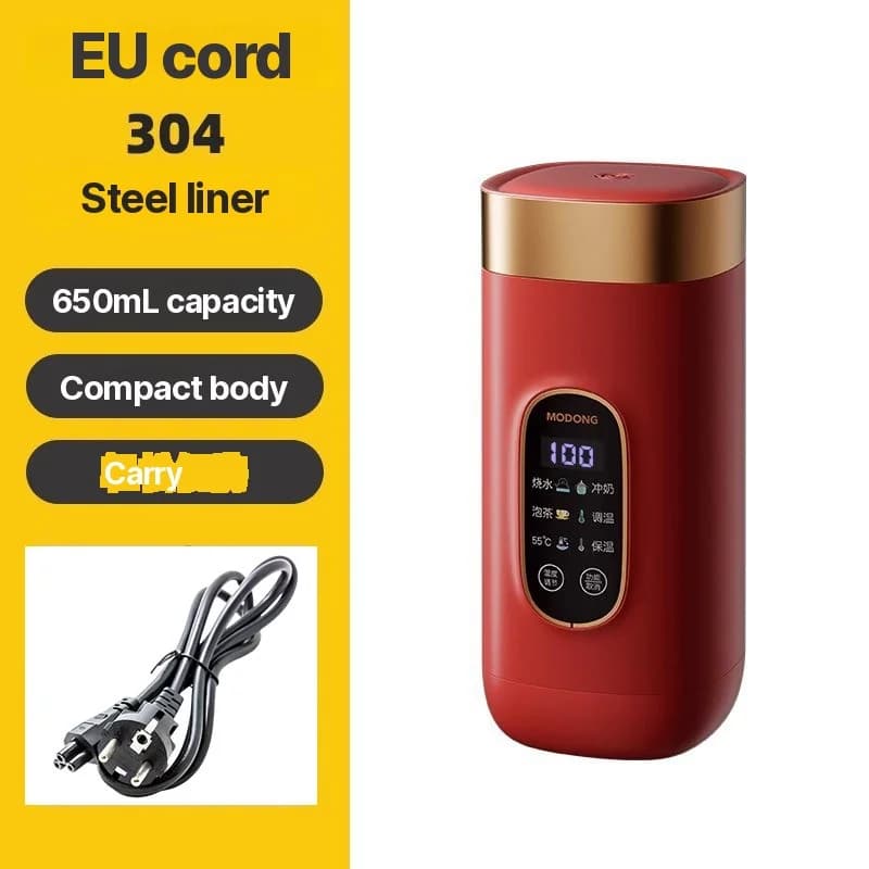 Přenosný elektrický ohřívací hrnek 650 ml s vložkou 304 nebo 316