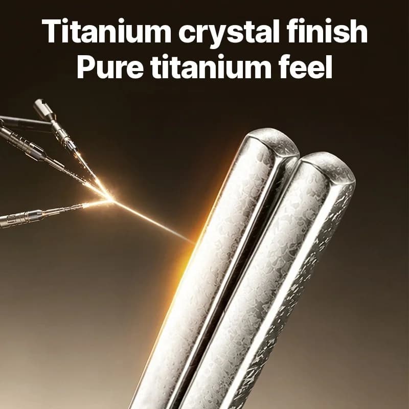 Sada tyčinek z čistého titanu pro domácí použití, 5 párů