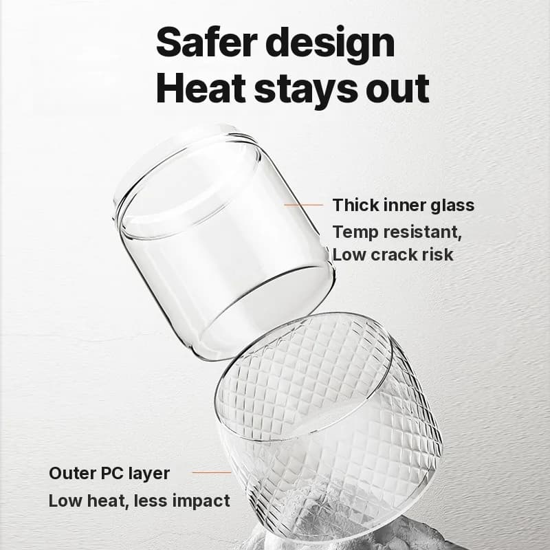 Elektrická skleněná konvice s termostatickým udržováním teploty