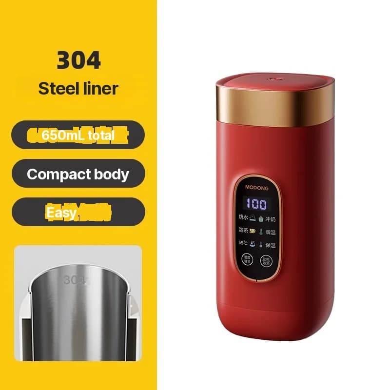 Přenosný elektrický ohřívací hrnek 650 ml s vložkou 304 nebo 316