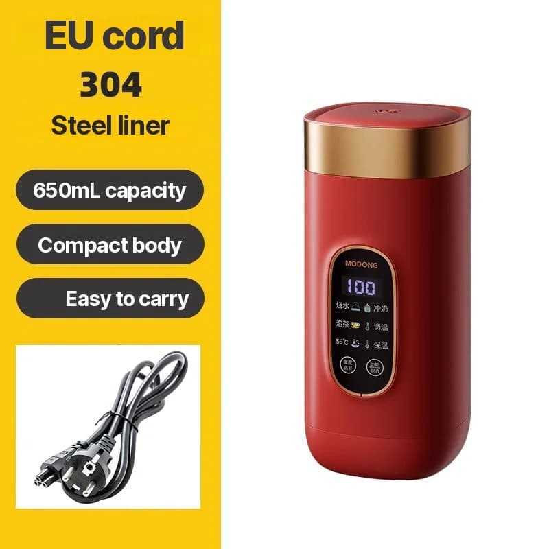Přenosný elektrický ohřívací hrnek 650ml s vložkou 304 nebo 316