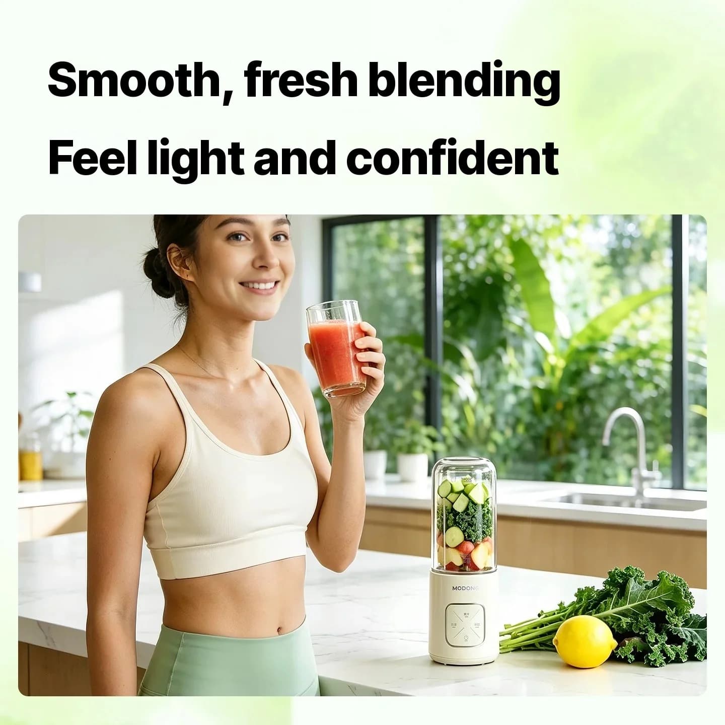 Přenosný bezdrátový mixér na džus a smoothie