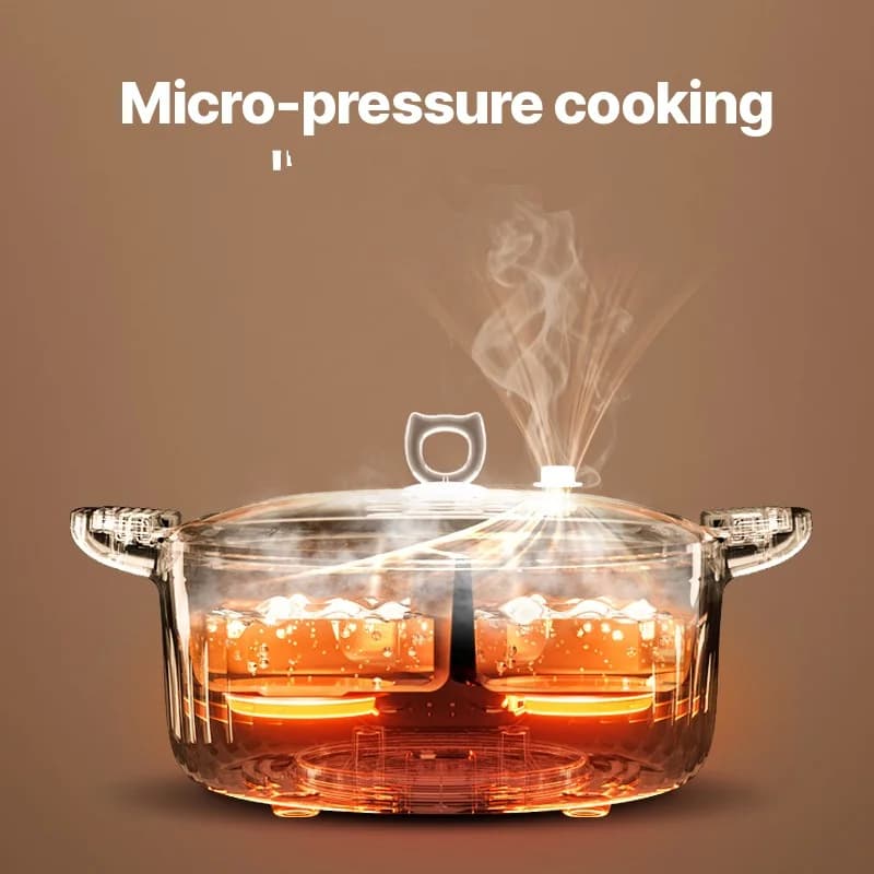 7L dvouzónový elektrický hotpot s nezávislou regulací teploty