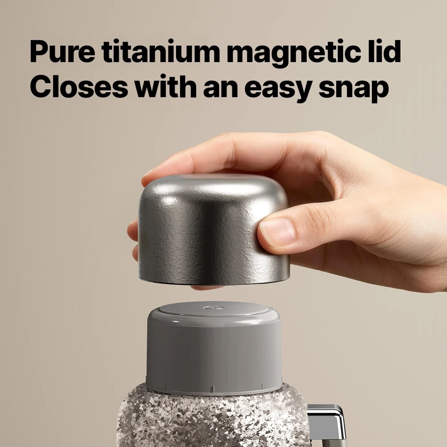 Elektrický ohřívací hrnek z čistého titanu s izolací 1200 ml