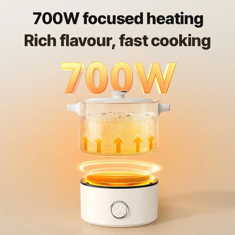 Přenosný skládací elektrický vařič 110V-220V 550W/700W