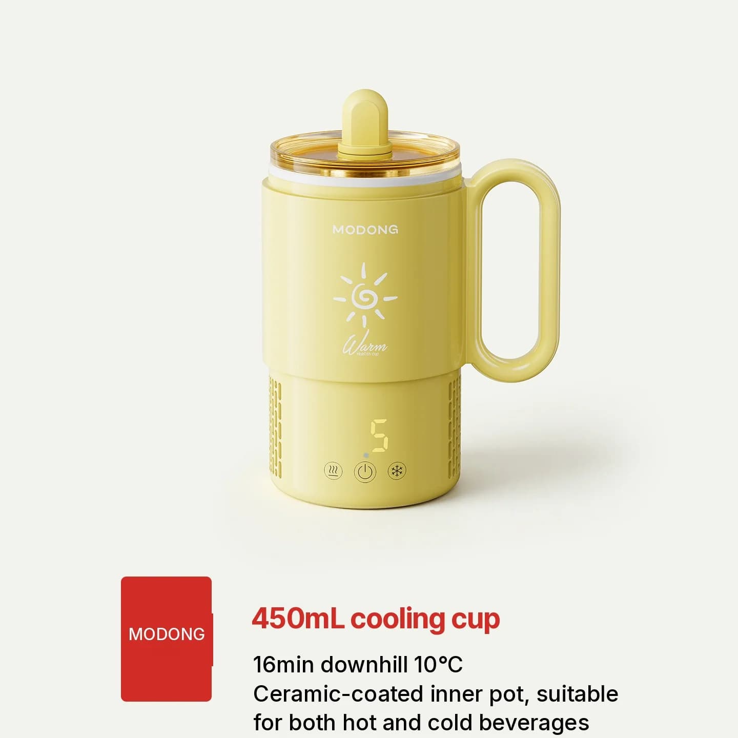 Mini chladicí a hřející hrnek 450ml 36W dotykové ovládání