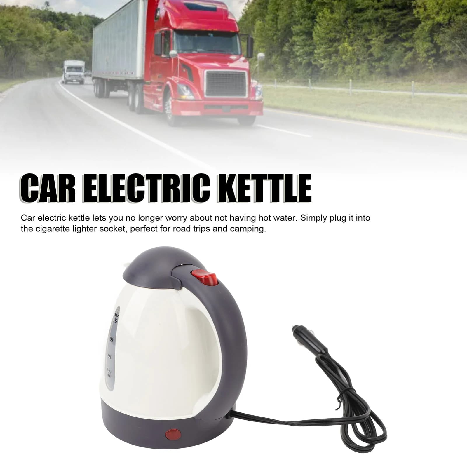 1L 12V/24V elektrická konvice do auta