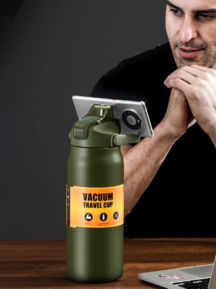 Outdoorová termoska s brčkem 0.8-1.5L