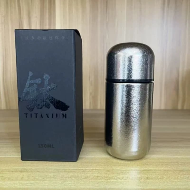 150ml čistá titanová kapesní placatka