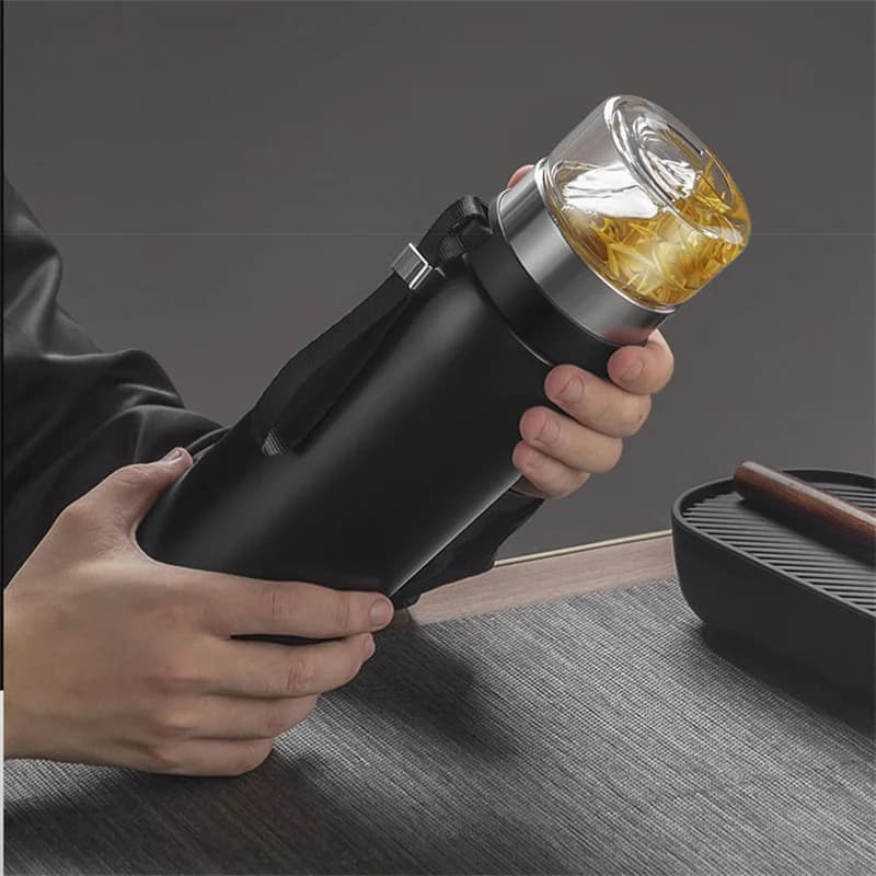 750ml/1100ml termoska s infuzérem na čaj