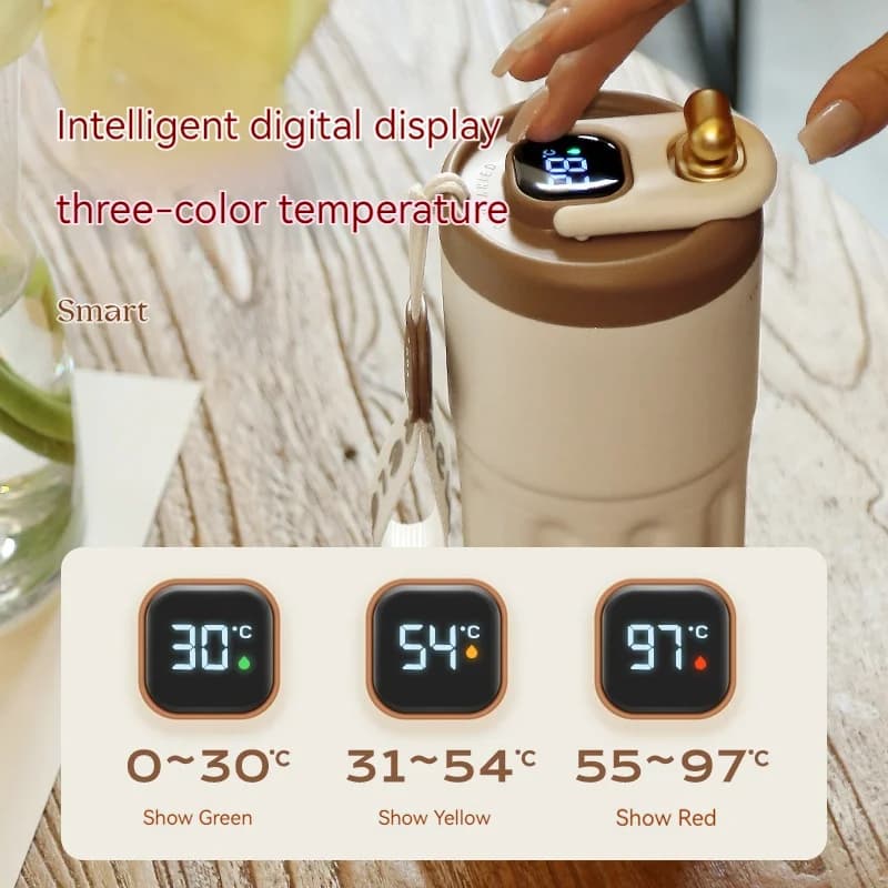 Termoska 450 ml s displejem teploty