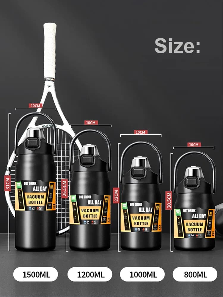 Outdoorová termoska s brčkem 0.8-1.5L